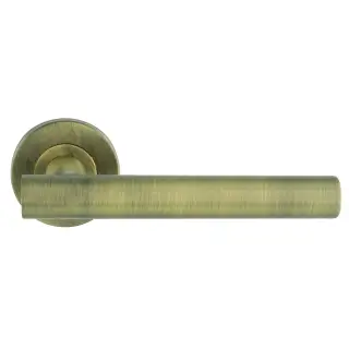 CSL1194AB - Carlisle Brass Eurospec 19mm T-Bar Lever on Round Rose (G304) Antique Brass