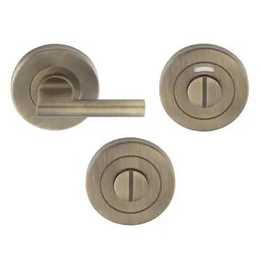 Click Here To Enlarge This Photo Of CST1025AB - Carlisle Brass Eurospec Disabled Thumbturn & Release with/without Indicator Antique Brass