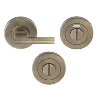 CST1025AB - Carlisle Brass Eurospec Disabled Thumbturn & Release with/without Indicator Antique Brass