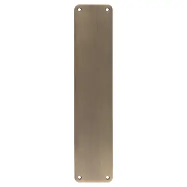 Click Here To Enlarge This Photo Of FPP1350AB - Carlisle Brass Eurospec Finger Plate 350 x 75mm (Plain) Antique Brass