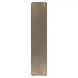FPP1350AB - Carlisle Brass Eurospec Finger Plate 350 x 75mm (Plain) Antique Brass
