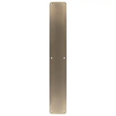 Click Here To Enlarge This Photo Of FPP1500AB - Carlisle Brass Eurospec Finger Plate 500 x 75mm (Plain) Antique Brass