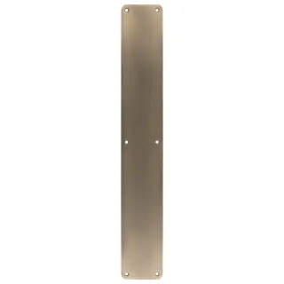 FPP1500AB - Carlisle Brass Eurospec Finger Plate 500 x 75mm (Plain) Antique Brass