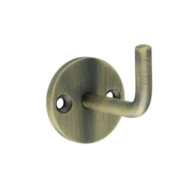 Click Here To Enlarge This Photo Of HCH1016AB - Carlisle Brass Eurospec Coat Hook on 32mm Dia Rose Antique Brass