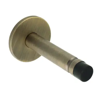Click Here To Enlarge This Photo Of HCH1018AB - Carlisle Brass Eurospec 90 x 15mm Dia Buffered Coat Hook on Rose Antique Brass