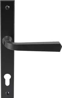 CB702000 - Mila Heritage Multipoint Door Handle 92mm c/c (211mm screw centres) - Heritage Black