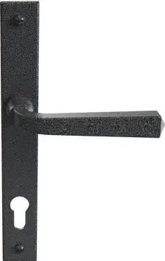Click Here To Enlarge This Photo Of CB702001 - Mila Heritage Multipoint Door Handle 92mm c/c (211mm screw centres) - Heritage Pewter
