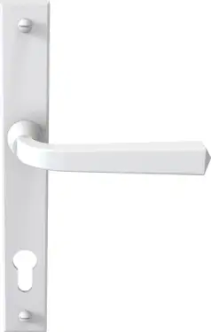 Click Here To Enlarge This Photo Of CB702003 - Mila Heritage Multipoint Door Handle 92mm c/c (211mm screw centres) - White