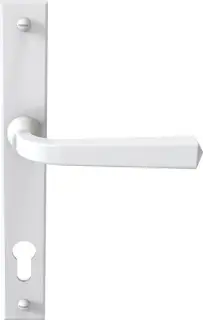 CB702003 - Mila Heritage Multipoint Door Handle 92mm c/c (211mm screw centres) - White