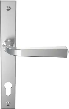 Click Here To Enlarge This Photo Of CB702006 - Mila Heritage Multipoint Door Handle 92mm c/c (211mm screw centres) - Smooth Satin