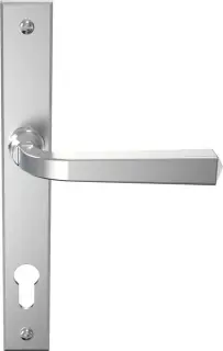 CB702006 - Mila Heritage Multipoint Door Handle 92mm c/c (211mm screw centres) - Smooth Satin