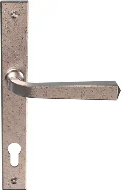 Click Here To Enlarge This Photo Of CB702007 - Mila Heritage Multipoint Door Handle 92mm c/c (211mm screw centres) - Pewter Patina