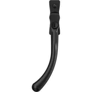 CB700573 - Mila Heritage Pear Drop Window Espag Handle (Left Hand) - Matt Black
