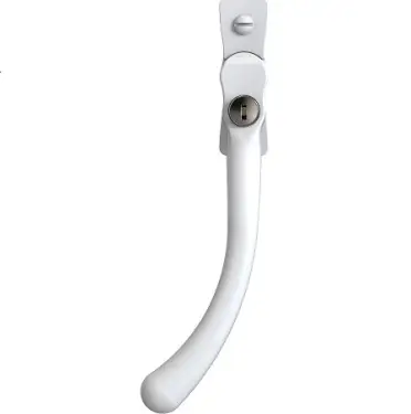 Click Here To Enlarge This Photo Of CB700603 - Mila Heritage Pear Drop Window Espag Handle (Left Hand) - White
