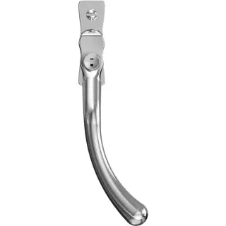 CB700632 - Mila Heritage Pear Drop Window Espag Handle (Right Hand) - Polished Chrome