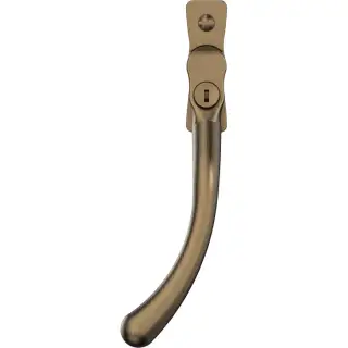CB700753 - Mila Heritage Pear Drop Window Espag Handle (Left Hand) - Antique Bronze