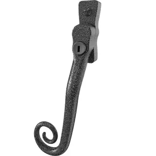 CB700043 - Mila Heritage Monkey Tail Window Espag Handle (Left Hand) - Heritage Pewter