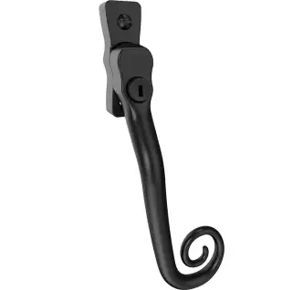 CB700072 - Mila Heritage Monkey Tail Window Espag Handle (Right Hand) - Matt Black