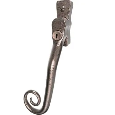 Click Here To Enlarge This Photo Of CB700223 - Mila Heritage Monkey Tail Window Espag Handle (Left Hand) - Pewter Patina