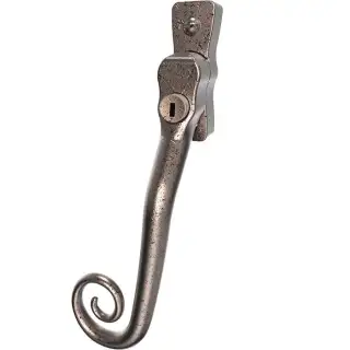 CB700223 - Mila Heritage Monkey Tail Window Espag Handle (Left Hand) - Pewter Patina