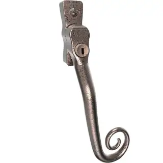 CB700222 - Mila Heritage Monkey Tail Window Espag Handle (Right Hand) - Pewter Patina