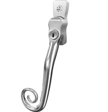 Click Here To Enlarge This Photo Of CB700193 - Mila Heritage Monkey Tail Window Espag Handle (Left Hand) - Smooth Satin