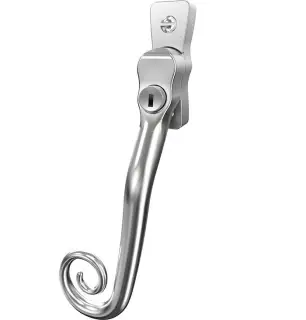 CB700193 - Mila Heritage Monkey Tail Window Espag Handle (Left Hand) - Smooth Satin