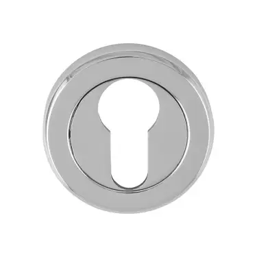 Click Here To Enlarge This Photo Of SZR001CP - Carlisle Brass Serozzetta Euro Profile Escutcheon (Concealed Fix)  Polished Chrome