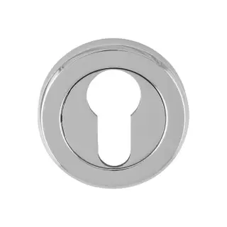 SZR001CP - Carlisle Brass Serozzetta Euro Profile Escutcheon (Concealed Fix) Polished Chrome