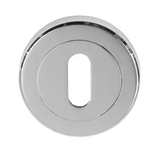 SZR002CP - Carlisle Brass Serozzetta Standard Key Escutcheon (Concealed Fix)  Polished Chrome