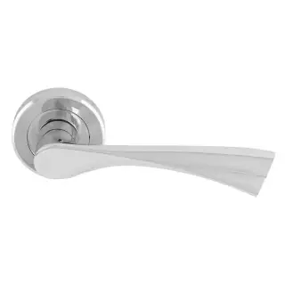SZR020CP - Carlisle Brass Serozzetta 'Venti' Lever on Rose - Polished Chrome