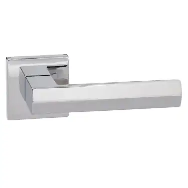 Click Here To Enlarge This Photo Of Atlantic - SP216PC Senza Pari 'Davoli' Lever Door Handle on Square Rose - Polished Chrome