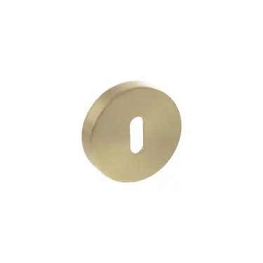 Click Here To Enlarge This Photo Of Atlantic - SPROESCKSB Senza Pari Key Escutcheons on Round Rose - Satin Brass