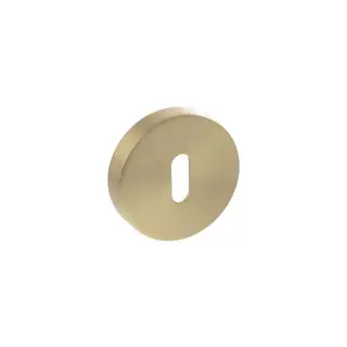 Atlantic - SPROESCKSB Senza Pari Key Escutcheons on Round Rose - Satin Brass