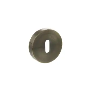 Atlantic - SPROESCKAB Senza Pari Key Escutcheons on Round Rose - Antique Brass