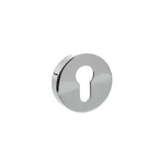 Atlantic - SPROESCEPC Senza Pari Euro Escutcheons on Round Rose - Polished Chrome