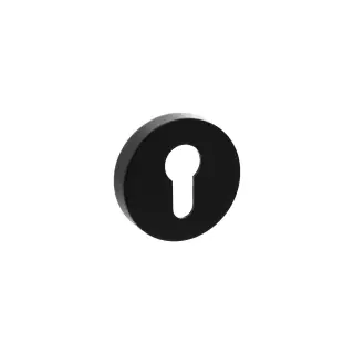 Atlantic - SPROESCEMB Senza Pari Euro Escutcheons on Round Rose - Matt Black