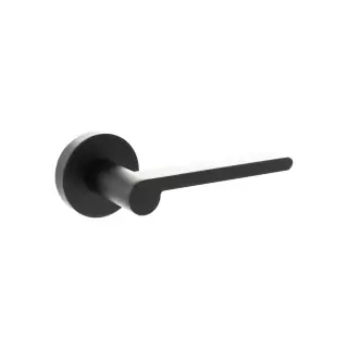 Atlantic - SPRO218MB Senza Pari 'Darrio' Lever Door Handle on Round Rose - Matt Black