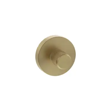 Click Here To Enlarge This Photo Of Atlantic - SPRKWCSB Senza Pari Knurled WC Turn and Release on Minimal Round Rose - Satin Brass