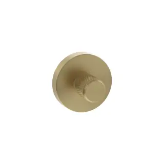 Atlantic - SPRKWCSB Senza Pari Knurled WC Turn and Release on Minimal Round Rose - Satin Brass