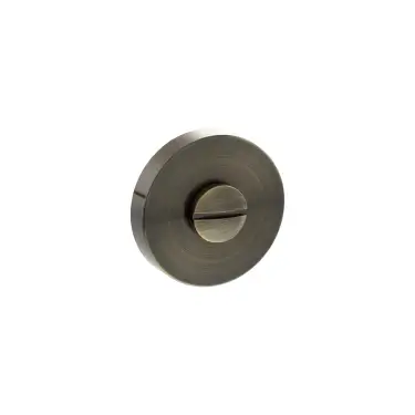 Click Here To Enlarge This Photo Of Atlantic - SPRKWCAB Senza Pari Knurled WC Turn and Release on Minimal Round Rose - Antique Brass