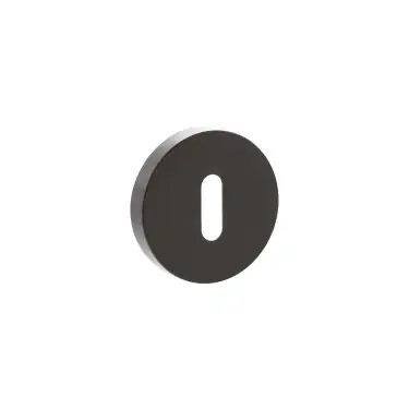 Click Here To Enlarge This Photo Of Atlantic - SPRESCKUDB Senza Pari Key Escutcheons on Minimal Round Rose - Urban Dark Bronze