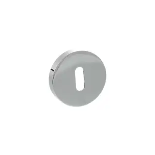Atlantic - SPRESCKPC Senza Pari Key Escutcheons on Minimal Round Rose - Polished Chrome