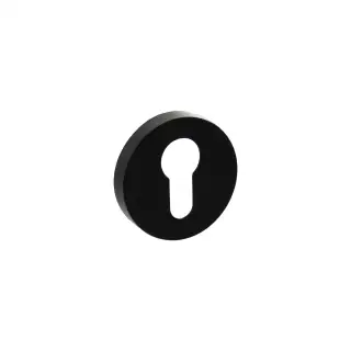 Atlantic - SPRESCEMB Senza Pari Euro Escutcheons on Minimal Round Rose - Matt Black