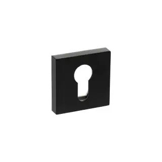 Atlantic - SPESCEMB Senza Pari Euro Escutcheons on Minimal Square Rose - Matt Black