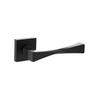 Atlantic - SP190MB Senza Pari 'Guido' Lever Door Handle on Square Rose - Matt Black