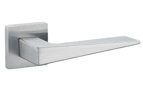 Click Here To Enlarge This Photo Of Atlantic - O9615ESC Oro & Oro 'Ivy' Lever Door Handle on Square Rose - Satin Chrome
