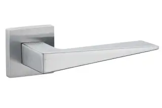 Atlantic - O9615ESC Oro & Oro 'Ivy' Lever Door Handle on Square Rose - Satin Chrome