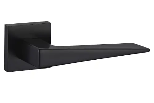 Click Here To Enlarge This Photo Of Atlantic - O9615EMB Oro & Oro 'Ivy' Lever Door Handle on Square Rose - Matt Black