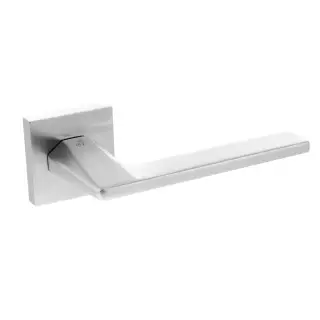 Atlantic - O9215ESC Oro & Oro 'Sienna' Lever Door Handle on Square Rose - Satin Chrome